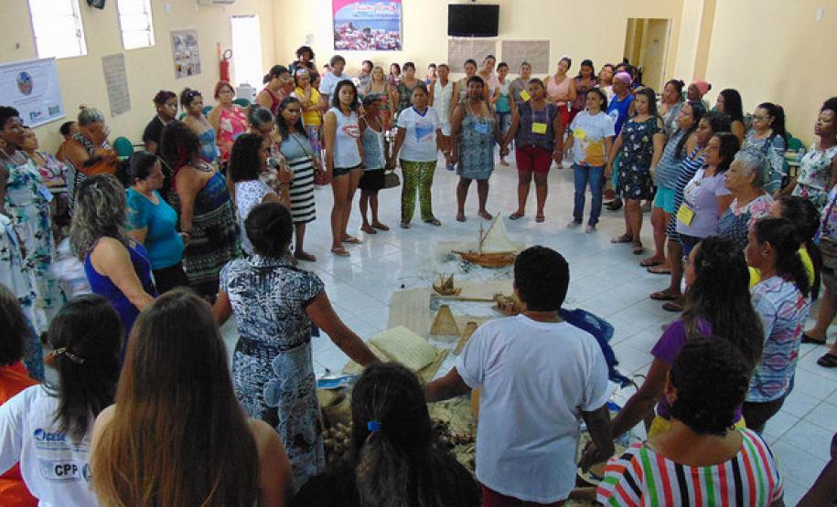 Pescadoras se reúnem para reivindicar direitos e visibilidade Foto